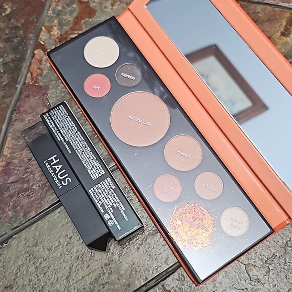Haus Labs By Lady Gaga Other - TOUCH IN SOL fill up eyeshadow palette w HAUS laboratories brow lash sparkle top